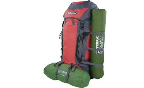 Рюкзак Terra Incognita Rango 55 оранжевый/серый