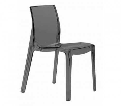 Стілець Grand Soleil FEMME FATALE transparente fume scuro