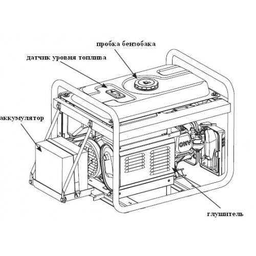 Бензиновый генератор RATO R5500E