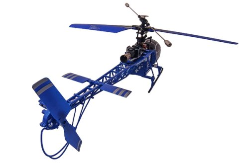 Вертолёт WL Toys 4-к большой р/у V915 Lama (синий)