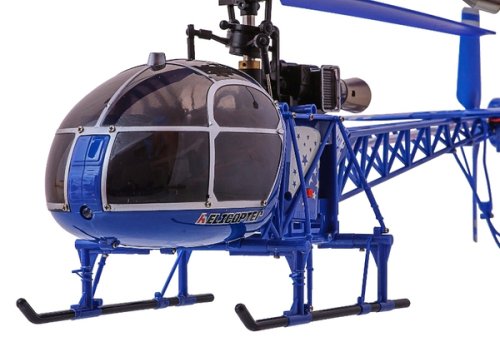 Вертолёт WL Toys 4-к большой р/у V915 Lama (синий)