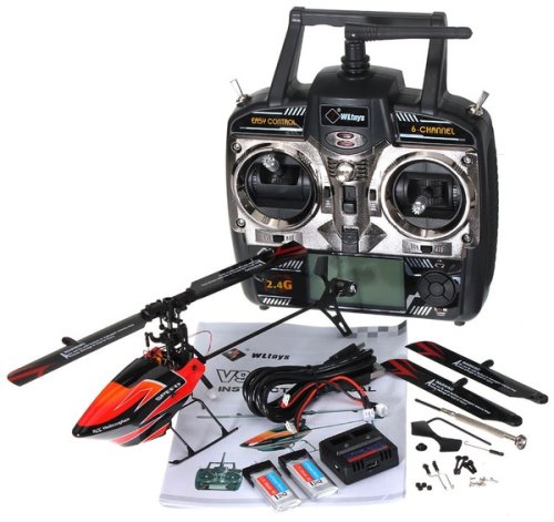 Вертолёт WL Toys 3D микро р/у V922 FBL (оранжевый)