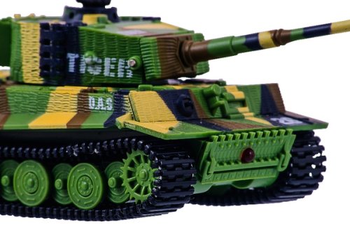 Танк микро Great Wall Toys р/у 1:72 Tiger со звуком (хаки зеленый)