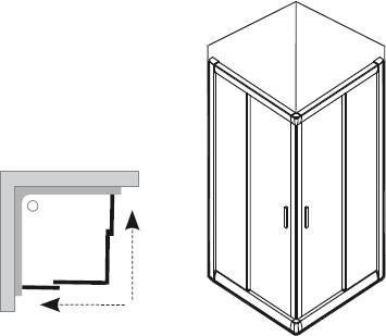 Душевая кабина Ravak BLRV 2-80 white (Transparent)