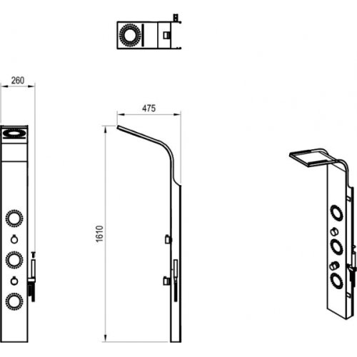 Гидромассажная панель Ravak Jet Inox