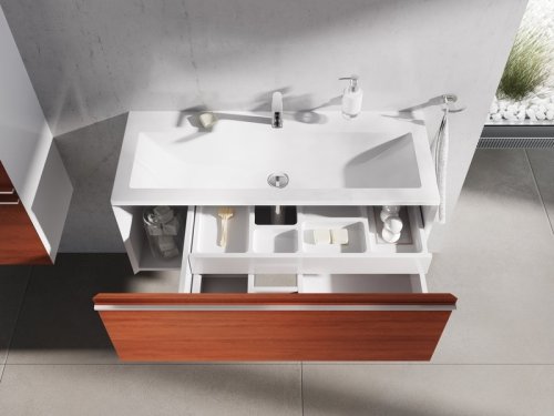 Тумба під умивальник Ravak SD 1000 Clear білий / білий