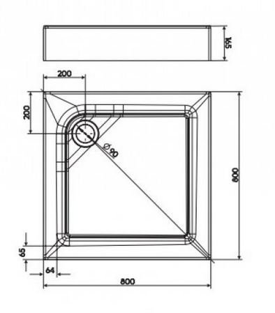 Поддон KOLO FIRST XBK1680000