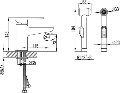 Смеситель Ravak BM 011.00 X070076