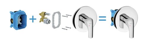 Смеситель скрытого монтажа Ravak Rosa RS 066.00 X070049