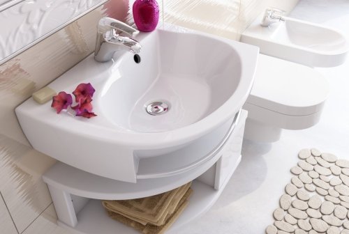 Шкафчик Ravak Rosa белый/белый X000000327