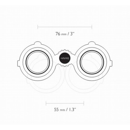 Бинокль Hawke Endurance Top Hinge ED 8x32 (Green)