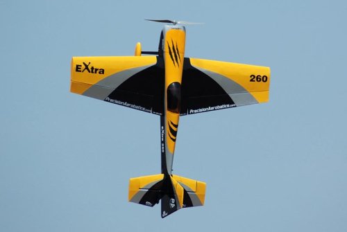 Самолёт Precision Aerobatics р/у Extra 260 1219мм ARF (желтый)