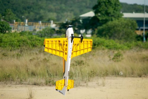 Самолёт Precision Aerobatics р/у Katana Mini 1020мм ARF (желтый)