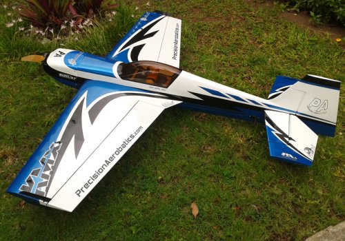 Самолёт Precision Aerobatics р/у Katana MX 1448мм ARF (синий)