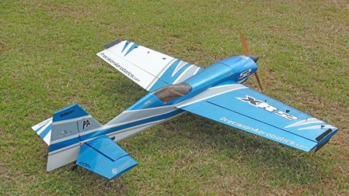 Самолёт Precision Aerobatics р/у XR-52 1321мм ARF (синий)