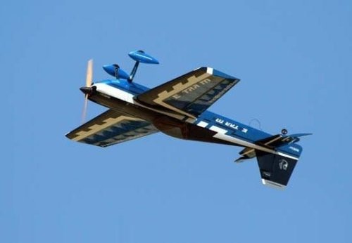 Самолёт р/у Precision Aerobatics Extra MX 1472мм ARF (синий)