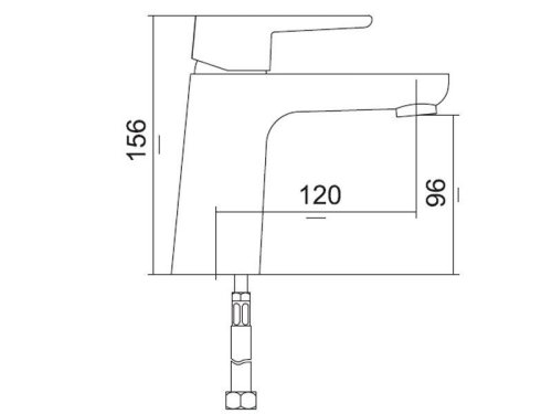 Смеситель для умывальника Venezia Kapadokya 5010904-09