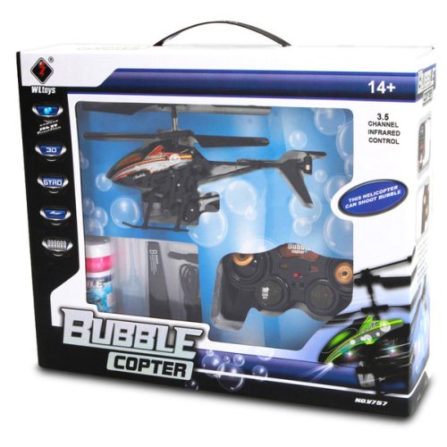 Гелікоптер на радіокеруванні WL Toys 3-к мікро і / к V757 BUBBLE (червоний) WL-V757r