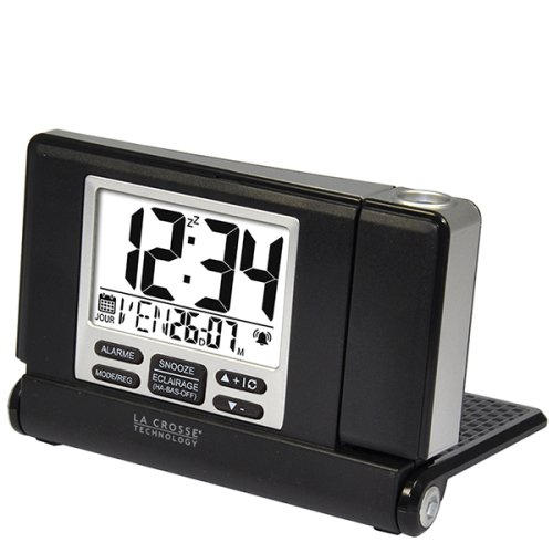 Проекционные часы La Crosse WT525-Black/Silver