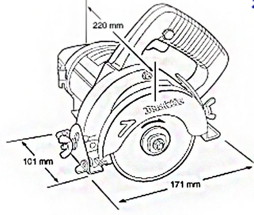Алмазна пилка для мокрого різання MAKITA 4101RH