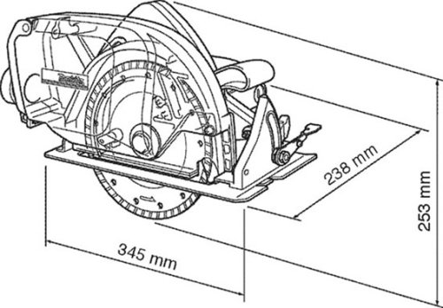 Алмазная пила с пылесборником MAKITA 4157KB