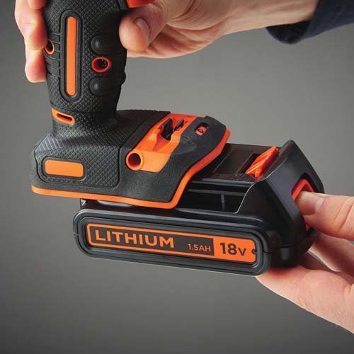 Шуруповерт аккумуляторный BLACK&DECKER BDCHD18KB