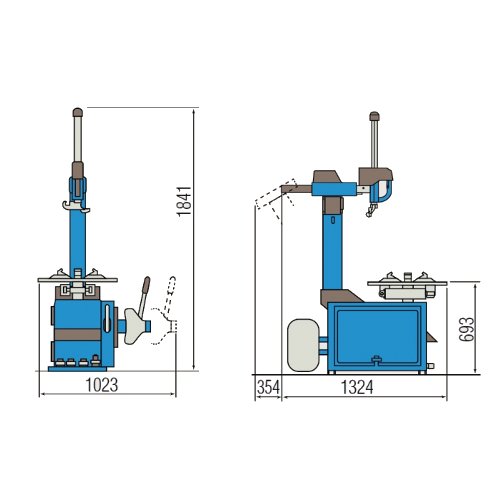 Шиномонтажный стенд RAVAGLIOLI G6441I-20