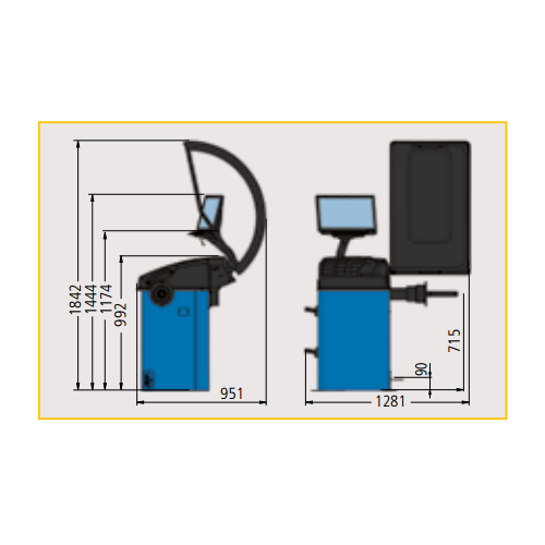 Балансировочный стенд RAVAGLIOLI G3.140RS