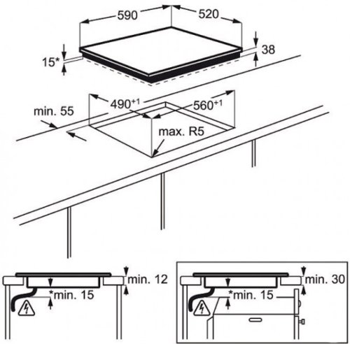 Варочная поверхность Electrolux EHF96547SW