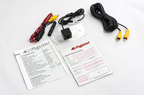 Камера заднего вида Fighter CS-CCD+FM-16 (VW/Skoda/Seat)