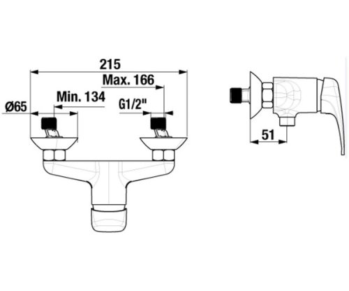 Смеситель для душа JIKA OlympDeep H3311U70044001