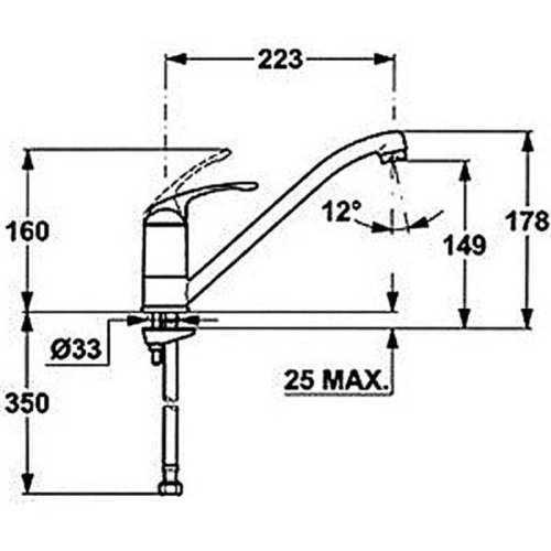 Смеситель для кухни Teka MT Plus L MTP 913 (469130210)