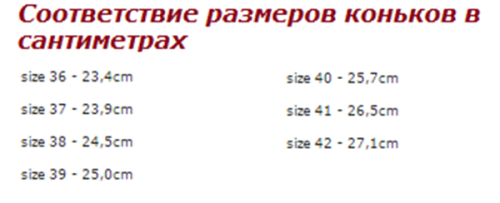 Фигурные коньки Tempish NORTH (Размер 40)