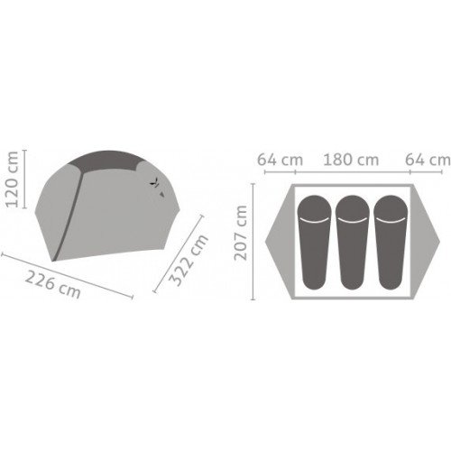 Палатка Salewa LATITUDE III 5900/5311