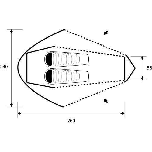 Палатка Trimm BIVAK sand