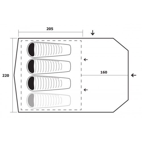 Палатка Trimm EAGLE dark olive