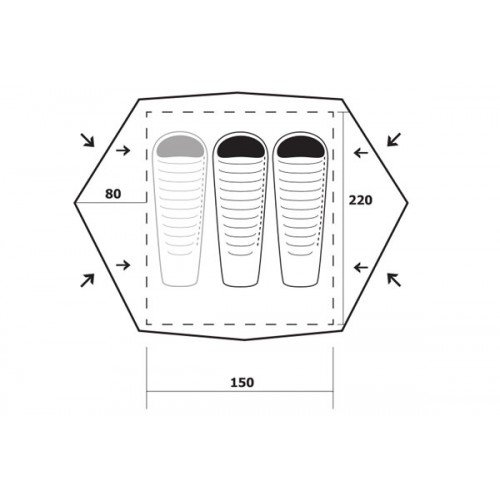 Палатка Trimm FRONTIER sand